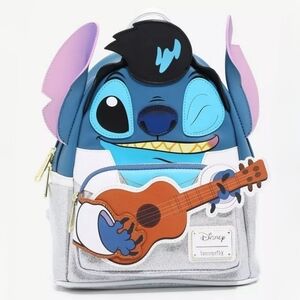 Loungefly Stitch Elvis Guitar Disney Backpack